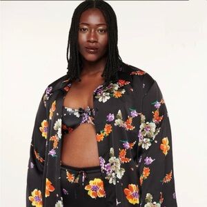 Savage x Fenty Night Blooms Satin Sleep Set